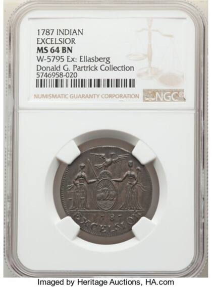 Una antigua moneda de cobre se subastó en miles de dólares