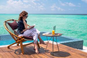 Una argentina en Maldivas.