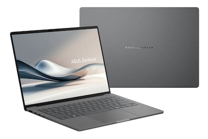 Una Asus Zenbook A14, con pantalla de 14 pulgadas, chip Snapdragon X y 980 gramos de peso