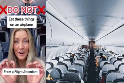 Una azafata reveló cuáles son los productos que no deberías consumir en un vuelo comercial