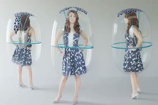 Crean una burbuja anti coronavirus para salir a caminar durante la pandemia