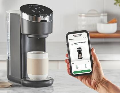 Una cafetera de Instant con conexión Wi-Fi: se puede gestionar a distancia la preparación de un café