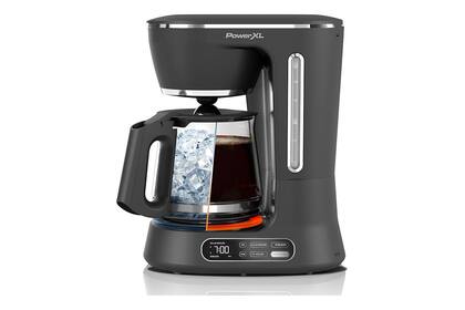 Una cafetera PowerXL Splitbrew; tiene una función para hacer café frío