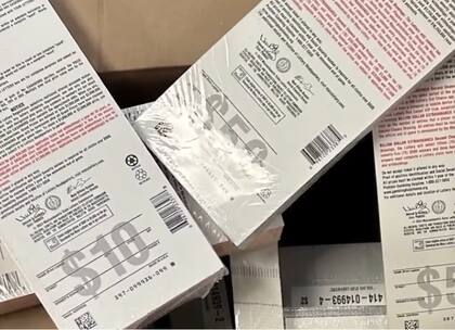 Una caja de la lotería contenía un cargamento de raspaditos sin ser activados