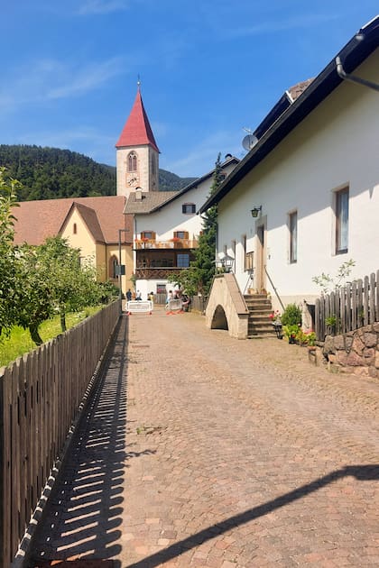 Una calle tranquila en Lengstein.