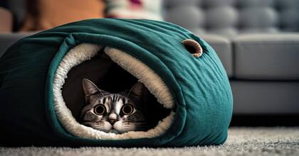Una cama acorde a los gustos del gato puede proporcionarles comodidad y seguridad  