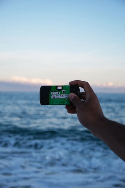 Una cámara analógica descartable