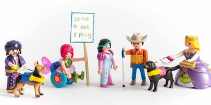 Una campaña llamada "Toy like me" logró que empresas multinacionales incluyan juguetes en sillas de ruedas, con audífonos y demás cualidades