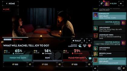 Una captura de la serie interactiva Silent Hill Ascension