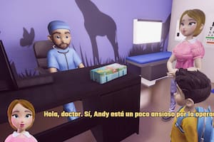 Es médico, y creó un videojuego para ayudar a los chicos a superar la ansiedad de una operación