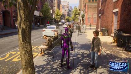 Una captura de Spider-man 2, el juego exclusivo de la PlayStation 5