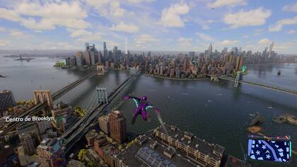 Una captura de Spider-man 2, el juego exclusivo de la PlayStation 5