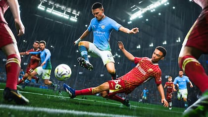 Una captura del juego de fútbol EA FC 25