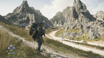 Una captura del juego Death Stranding 2
