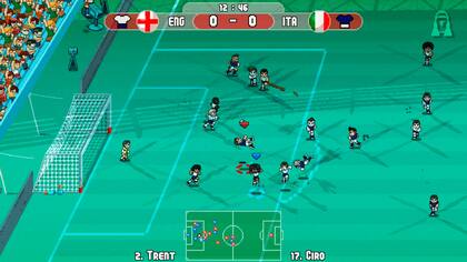 Una captura del juego Pixel Cup Soccer Ultimate