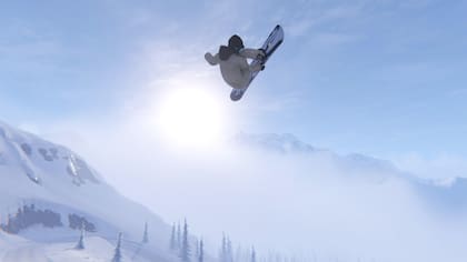 Una captura del Shredders, el videojuego para entusiastas del snowboard