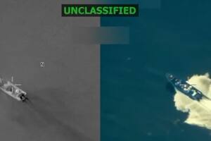 Una captura del video que publicó Trump