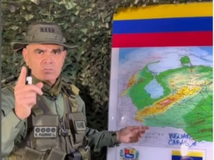 Una captura del video que transmitió Vladimir Padrino López en sus redes