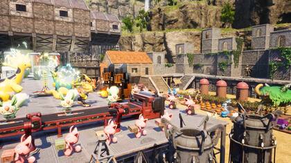 Una captura del videojuego Palworld