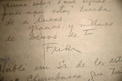 Una carta de amor de Frida Kahlo. También expresó odio y decepción.