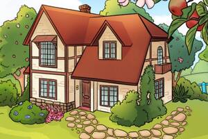 Una casa de dos pisos, un jardín y un error que hay que descubrir en la menor cantidad de segundos posible