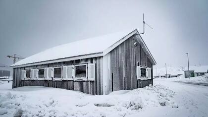 Una casa tradicional en Nuuk, capital de Groenlandia, el 2 de abril de 2021 Emil Helms Ritzau Scanpix/AFP