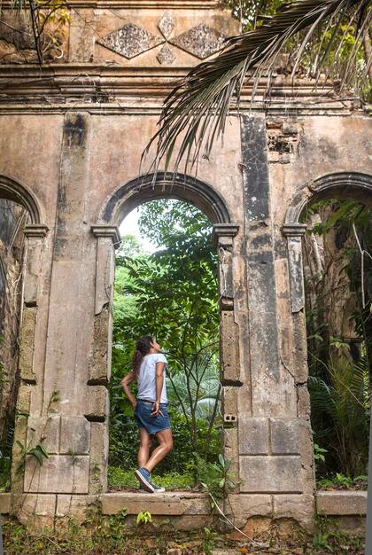 Una casona en ruinas en la extinta ciudad de Airão Velho.