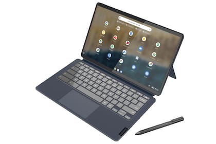 Una chromebook Lenovo IdeaPad Duet 5, con pantalla de 13 pulgadas