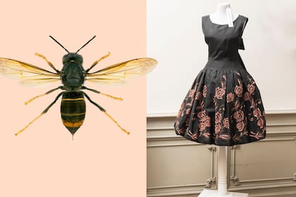 La cintura New Look, años 50, simula la de una avispa