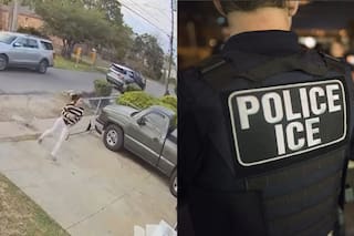 Es ciudadana americana, se volvió viral por escapar corriendo del ICE y ahora contó qué sucedió
