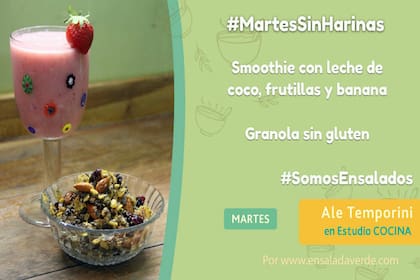Una combinación riquísima y sin gluten.