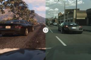 Con inteligencia artificial: así luce el GTA V con imágenes fotorrealistas