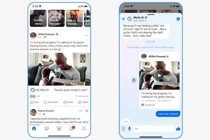 Una consulta a Meta AI en una publicación de Facebook