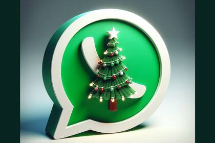 Una creación de la IA para el "modo arbolito de Navidad"