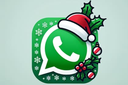 Una creación de la IA para el "modo Papa Noel"