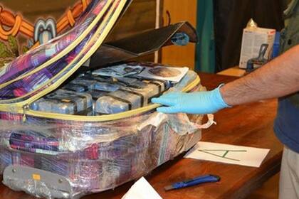 La droga estaba en 12 valijas depositadas en una oficina de la embajada de la Federación Rusa en Buenos Aires