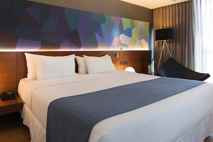 Una de las 48 habitaciones de Bit Design Hotel