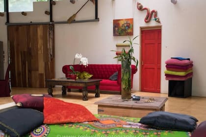 Una de las áreas comunes: para yoga y relajación.
