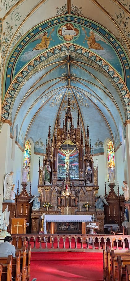 Una de las atracciones de este pueblo de Texas son sus famosas iglesias pintadas