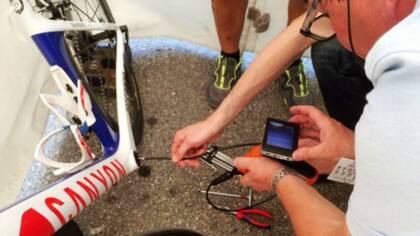 Una de las bicicletas intervenidas