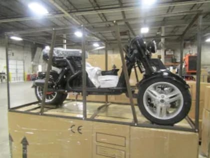 Una de las bicicletas eléctricas de China que fueron incautadas por la CBP