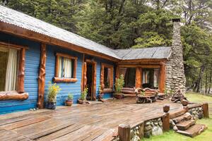 Una de las cabañas de Río Minero