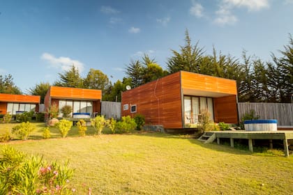 Una de las cabañas premium de Ruka Lobos, en Punta de Lobos.