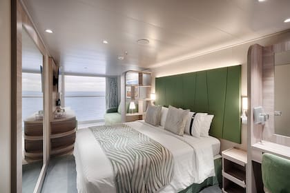 Una de las cabinas que ofrece el MSC Yacht Club