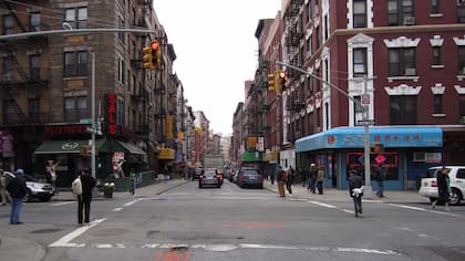 Una de las calles de la emblemática Little Italy, en Nueva York