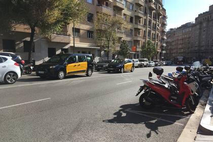 Una de las calles del barrio Sarrià