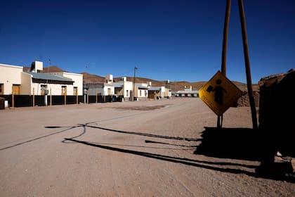 Una de las calles del pueblo de Olacapato