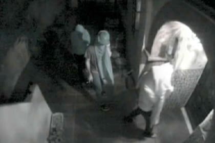 Una de las cámaras de seguridad que captó a los Bling Ring