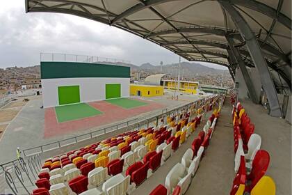 Una de las canchas de pelota de Lima 2019.