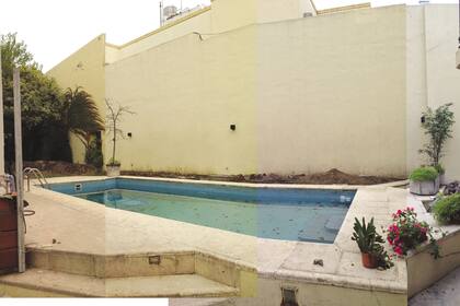 Una de las características que se tuvieron muy en cuenta para el rediseño del jardín fueron sus altísimas medianeras.